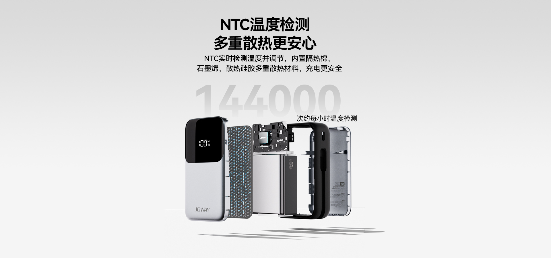 NTC温度检测，多重散热更安心